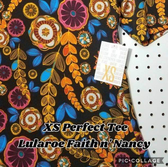 XS Lularoe Perfect Tee - Picture 2 of 5